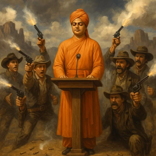Cowboys meet Swami Vivekananda