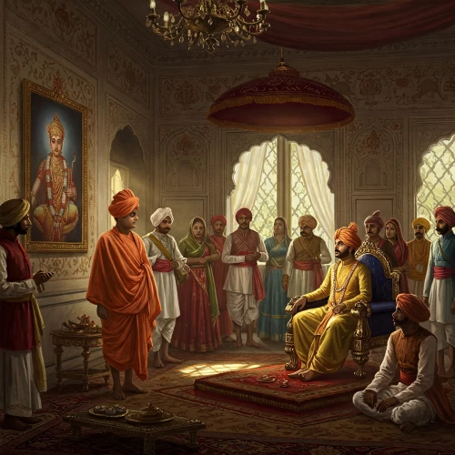 Swami Vivekananda meets King Mangal Singh